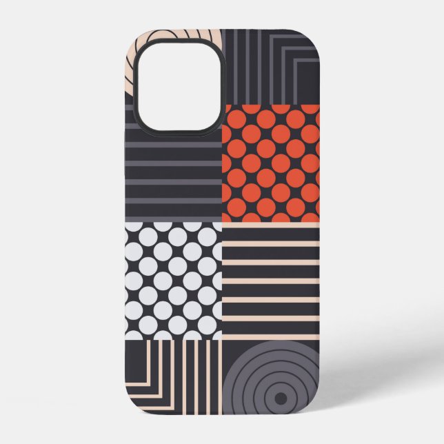 Colorful modern geometric seamless pattern iphone case (Back)