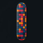 Colorful Modern Geometric Tile Texture Pattern Skateboard<br><div class="desc">This modern design features a tiled pattern of colorful geometric and abstract patterns #mosaic #tiled #textured #pattern #masculine #feminine #girly #stylish #chic #trendy #customgifts #sports #outdoor #skate #skater #skateboard #skateboards #skateboarding #fun #cool #custom #christmas #birthday #giftsforher</div>