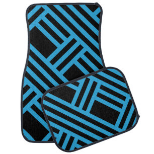 Colorful Modern Mosaic Geometric Pattern Car Floor Mat