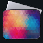 Colorful Modern Mosaic Geometric Pattern Laptop Sleeve<br><div class="desc">Modern colorful mosaic polygonal geometric seamless pattern. If you need any help customizing any of my designs,  contact ArtOnWear designer. Free text formatting with live help available by request.</div>