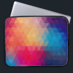 Colorful Modern Mosaic Geometric Pattern Laptop Sleeve<br><div class="desc">Modern colorful mosaic polygonal geometric seamless pattern. If you need any help customizing any of my designs,  contact ArtOnWear designer. Free text formatting with live help available by request.</div>