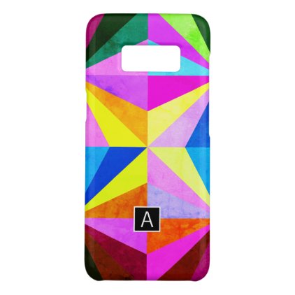 Colorful Modern Multi-Colored Geometric | Monogram Case-Mate Samsung Galaxy S8 Case