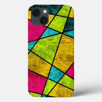 Colorful Modern Neon Abstract geometric shapes