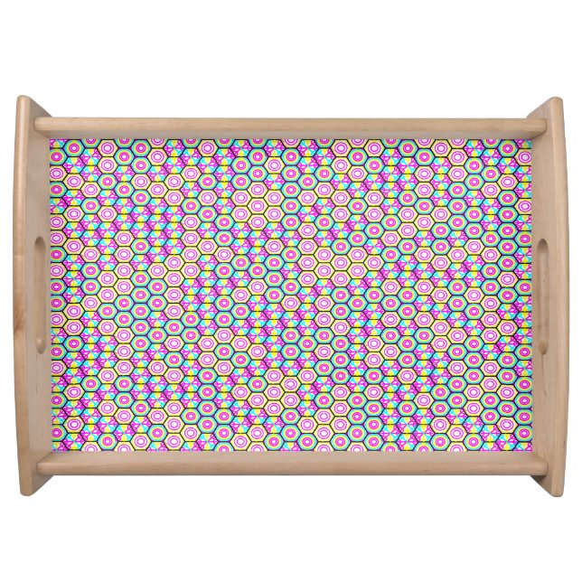 Colorful Modern Serving Tray (Front)