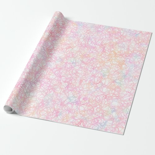 Colorful Modern Strings _ Pearl Pastel Wrapping Paper