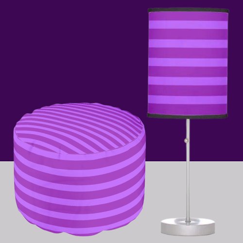 Colorful Modern Striped Pattern           Pouf