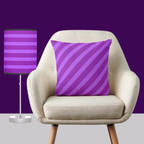 Colorful Modern Striped Pattern           Throw Pillow