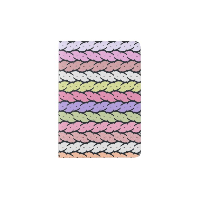 COLORFUL MODERN STYLISH  PASSPORT HOLDER (Front)