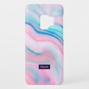 Colorful modern texture faux agate stone texture Case-Mate samsung galaxy s9 case