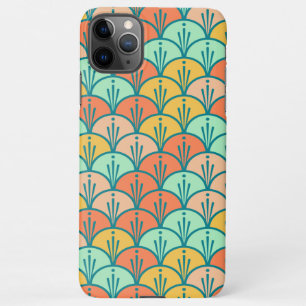 Colorful Modern Trendy Geometric Fish Scale iPhone 11Pro Max Case