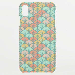 Colorful Modern Trendy Geometric Fish Scale iPhone XS Max Case
