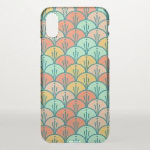 Colorful Modern Trendy Geometric Fish Scale iPhone XS Case