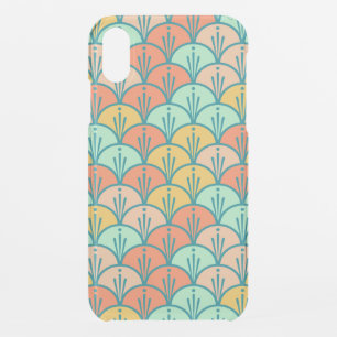 Colorful Modern Trendy Geometric Fish Scale iPhone XR Case