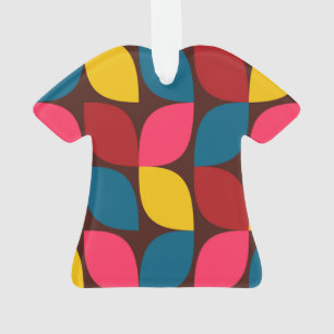 Colorful, modern, trendy, urban flower abstraction ornament