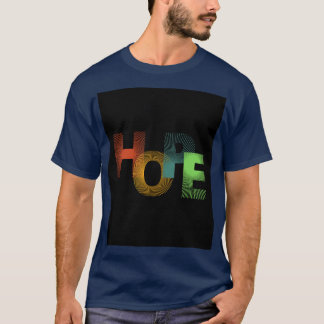 Colorful modern typography t-shirt