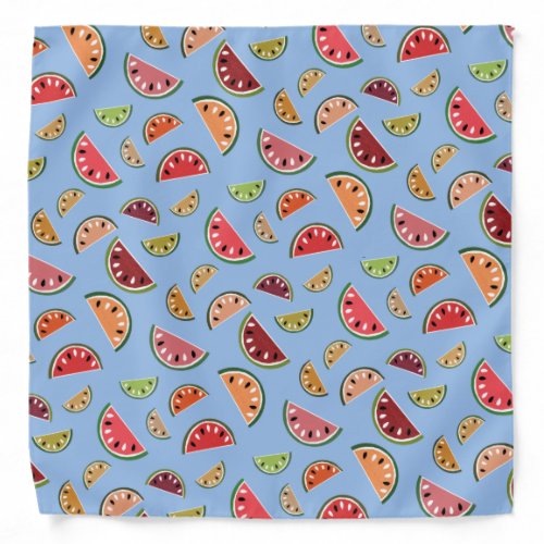 Colorful Modern Watermelon Pattern Bandana