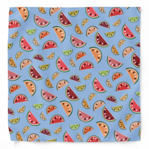 Colorful Modern Watermelon Pattern Bandana