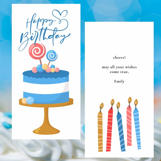Colorful Modern Whimsical Bright Birthday Card (Creator Uploaded)
