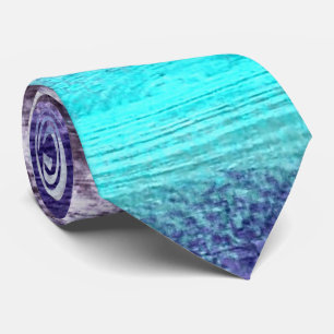 Colorful Modern Wood Grain Background #34 Neck Tie