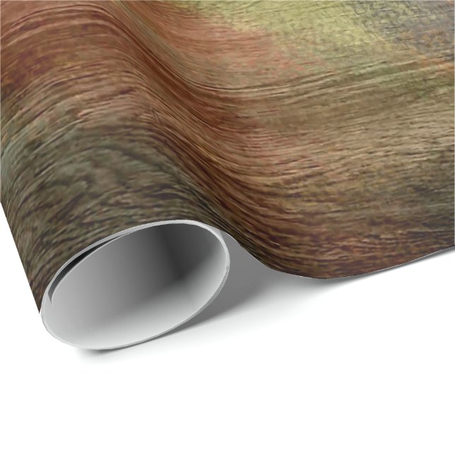 Colorful Modern Wood Grain Background #37 Wrapping Paper (Roll Corner)