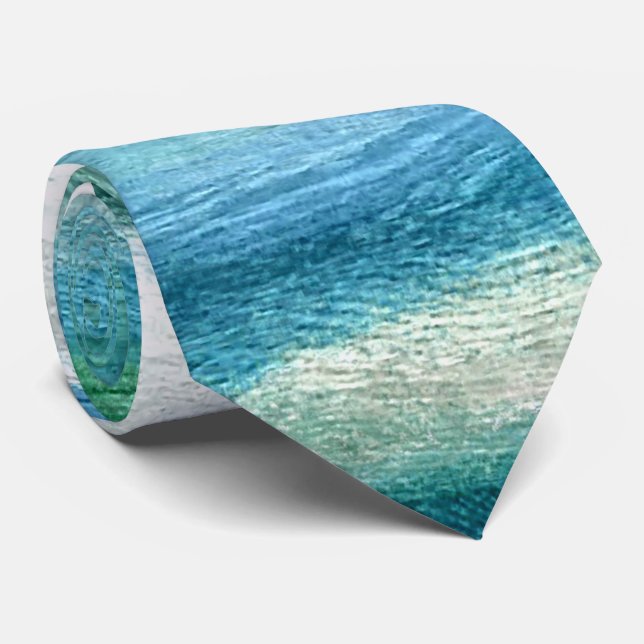 Colorful Modern Wood Grain Background #39 Tie (Rolled)