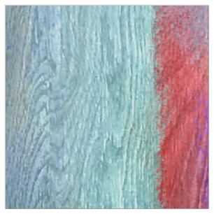 Colorful Modern Wood Grain Background #6 Fabric
