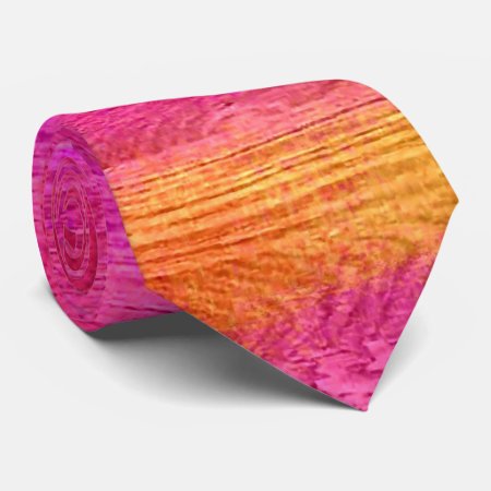 Colorful Modern Wood Grain Background #71 Neck Tie