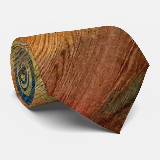 Colorful Modern Wood Grain Background #77 Tie (Rolled)