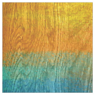 Colorful Modern Wood Grain Background #7 Fabric