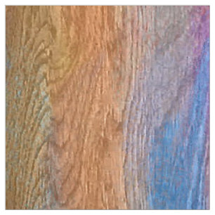 Colorful Modern Wood Grain Background #8 Fabric