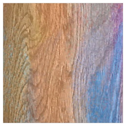 Colorful Modern Wood Grain Background #8 Fabric