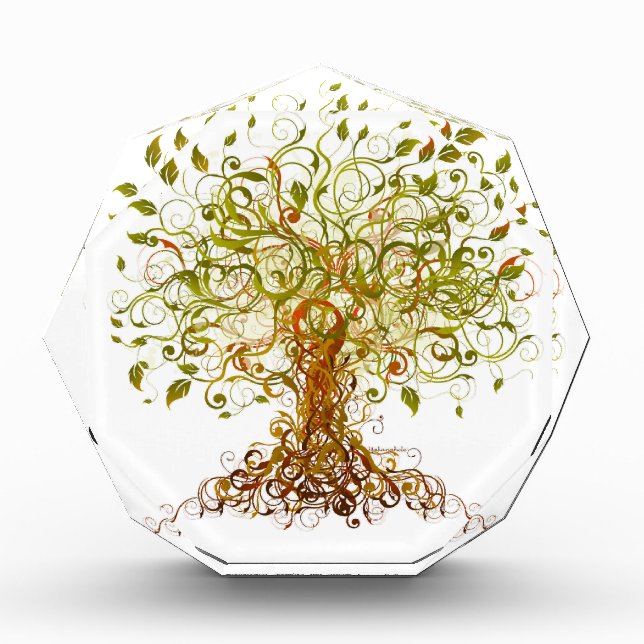 Colorful Modernist Tree 13 Award (Front)