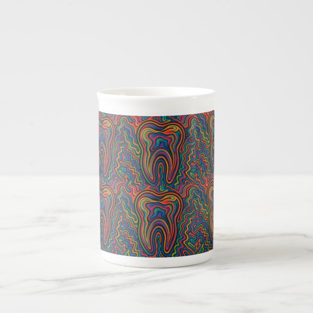 Colorful Molar Dental Mug (Front)