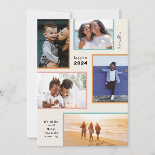 Colorful Moments Holiday Photo Card