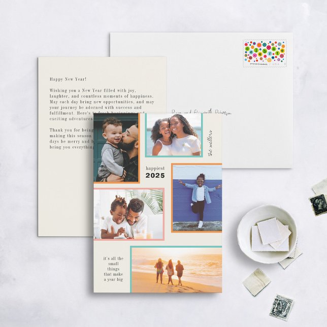 Colorful Moments Holiday Photo Card (Creator Uploaded)