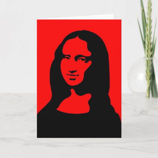 Colorful Mona Card (Front)