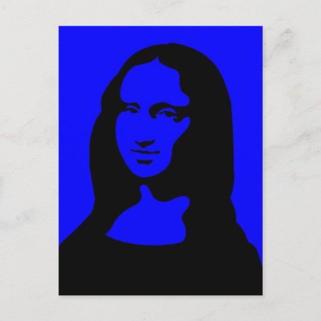 Colorful Mona Postcard (Front)