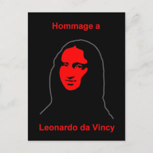 Colorful Mona Postcard
