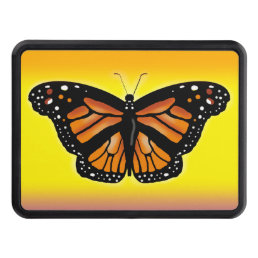 COLORFUL MONARCH BUTTERYFLY by Slipperywindow Hitch Cover