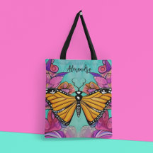 Colorful Monarch Custom Text