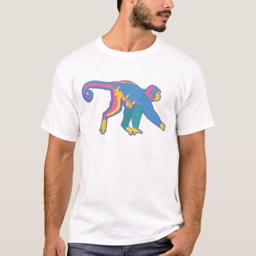 Colorful Monkey T_Shirt