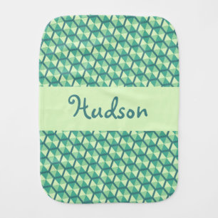Colorful Monogram Gift Idea For Mom Baby Shower Gi Burp Cloth