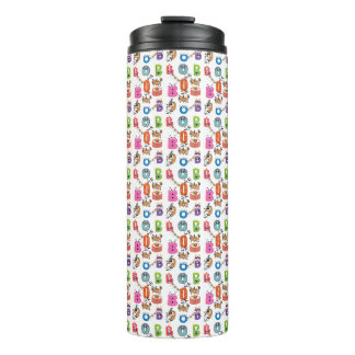 Colorful Monster “BOO” Halloween Cartoon Design Thermal Tumbler