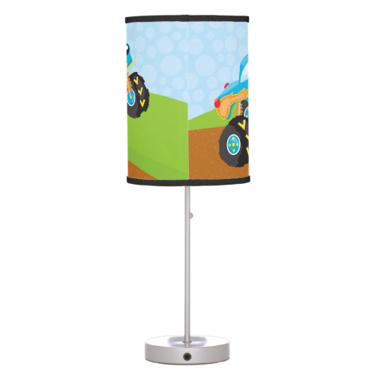 Colorful monster truck table lamp (Back)