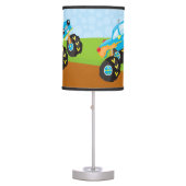 Colorful monster truck table lamp (Front)
