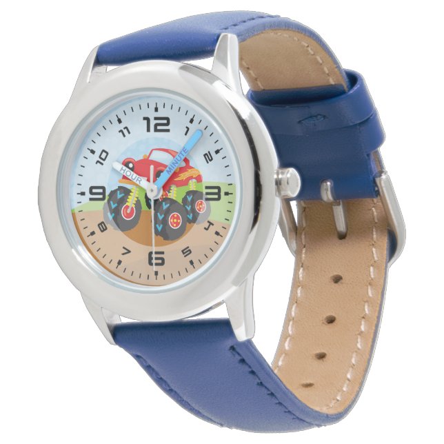 Colorful monster truck watch (Angled)