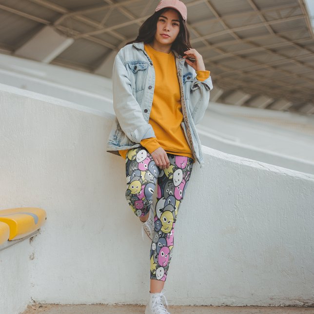 Colorful Monsters Leggings (Creator Uploaded)