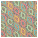 Colorful Moroccan mandala ethnic print Fabric
