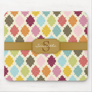 Colorful Moroccan Quatrefoil - Custom Mousepad