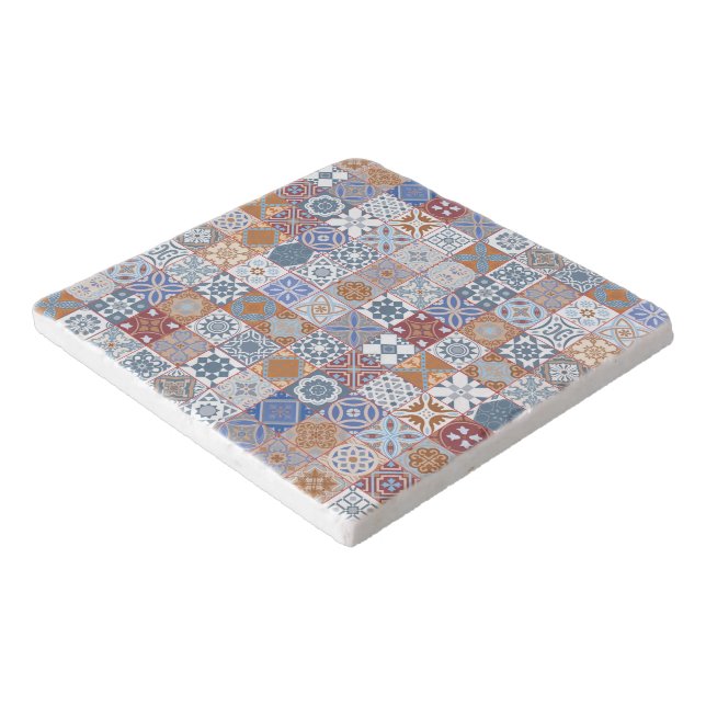 Colorful Moroccan tile Trivet (Corner)